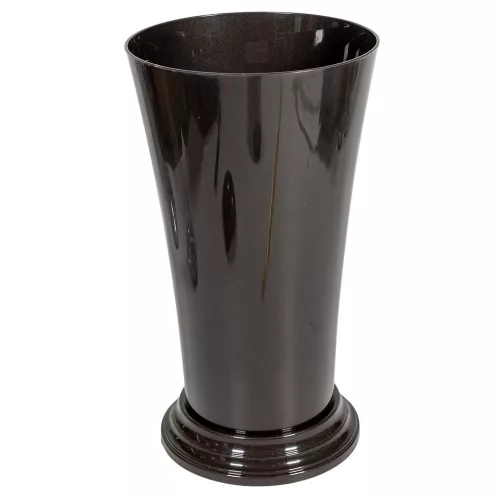 Műanyag tál orchidea grafit D19cm M35cm