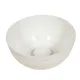Műanyag nagy tál fehér D21cm M9cm