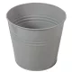 Bádog virágcserép szürke D17cm M15cm