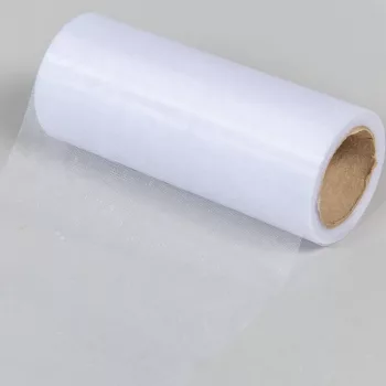 Organza tekercs 01 fehér 12cmx10m