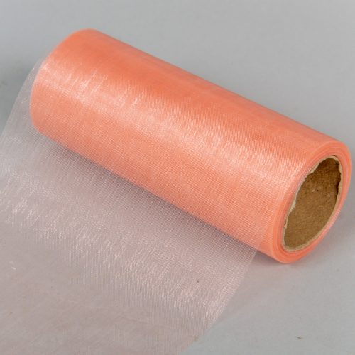 Organza tekercs 146 lazac 12cmx10m
