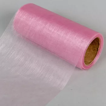 Organza tekercs 169 rózsaszín 12cmx10m