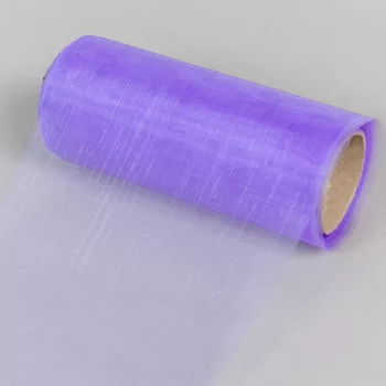 Organza tekercs 21 lila 12cmx10m