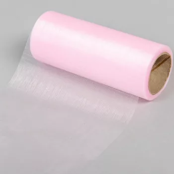 Organza tekercs 43 babarózsaszín 12cmx10m