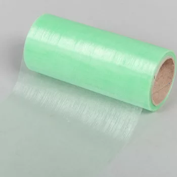 Organza tekercs 80 menta zöld 12cmx10m