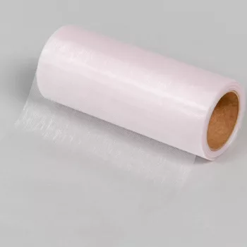 Organza tekercs 90 halvány rózsaszín 12cmx10m