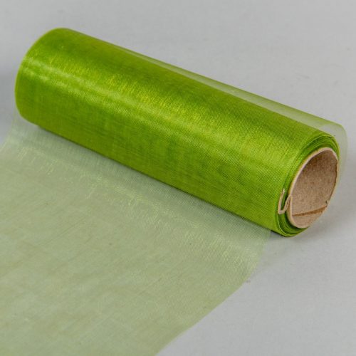 Organza tekercs 108 mohazöld 15cmx10m
