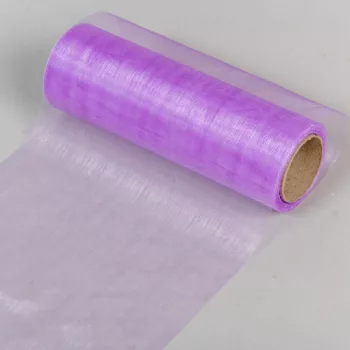 Organza tekercs 140 lila 15cmx10m