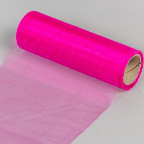 Organza tekercs 27 pink 15cmx10m