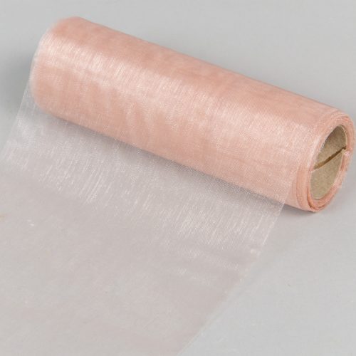 Organza tekercs 41 világos mályva 15cmx10m