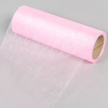 Organza tekercs 43 babarózsaszín 15cmx10m