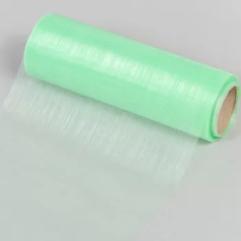 Organza tekercs 80 menta zöld 15cmx10m