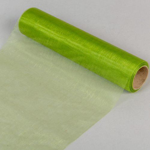 Organza tekercs 108 mohazöld 23cmx10m