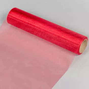 Organza tekercs 37 bordó 23cmx10m