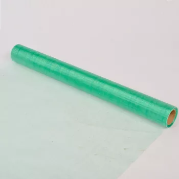 Organza tekercs 167 smaragd zöld 48cm x10m