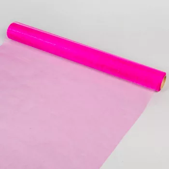 Organza tekercs 27 pink 48cmx10m