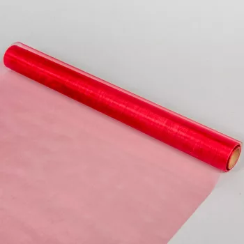 Organza tekercs 37 bordó 48cmx10m