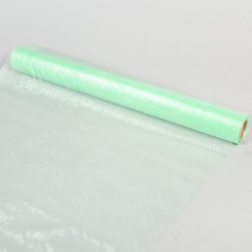 Organza tekercs 80 menta zöld 48cmx10m