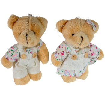 Plüss maci ruhában 13 cm