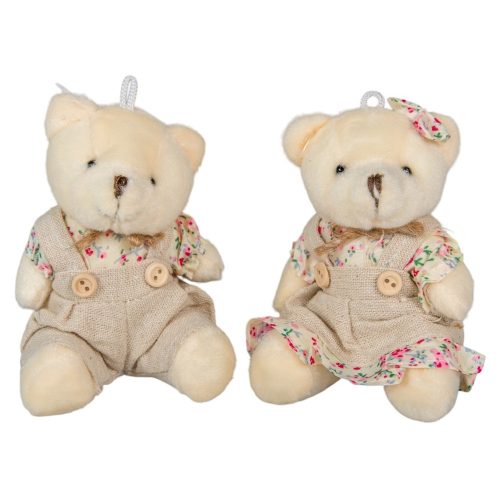 Plüss maci ruhában 11cm