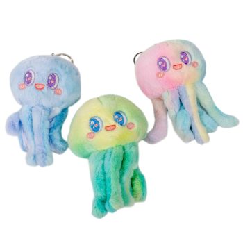 Plüss meduza színes 14 cm 