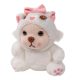 Plüss kapucnis cica 14cm