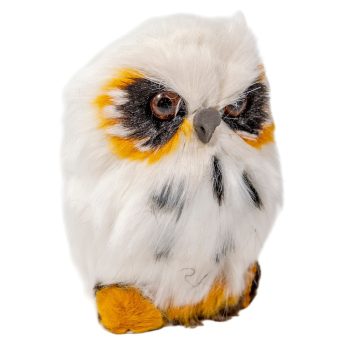 Plüss bagoly fehér M11cm