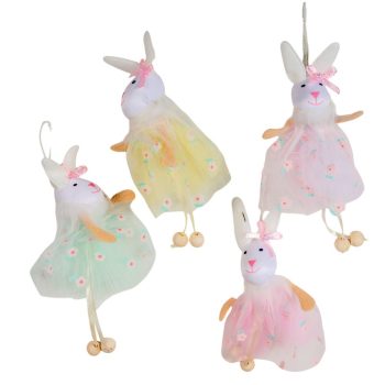 Nyuszi akasztós 15cm