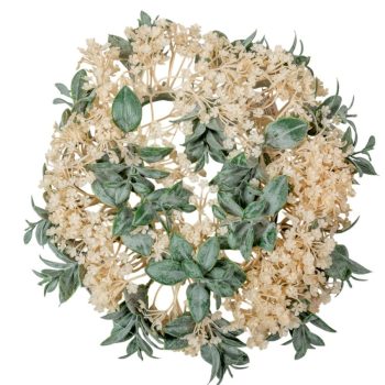 Apró virágos koszorú D20cm 32db/#