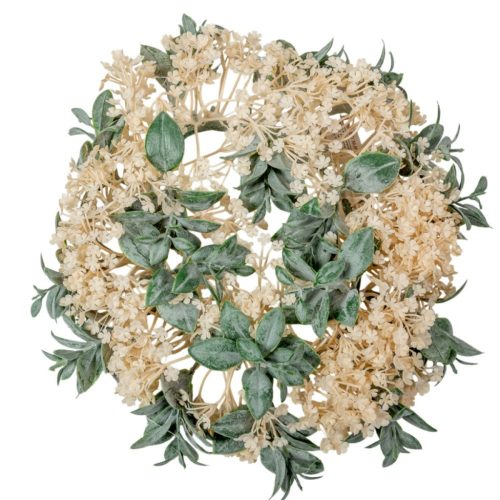 Apró virágos koszorú D20cm 32db/#