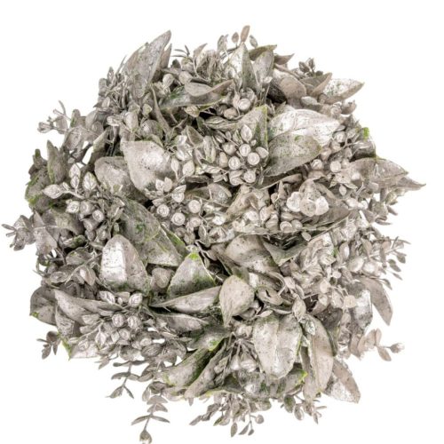 Leveles koszorú ezüst D26cm