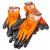 Kesztyű pár narancs-fekete