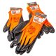 Kesztyű pár narancs-fekete