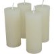Rusztikus henger gyertya 40x100mm ivory 4db/csom (db ár)