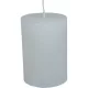 Rusztikus henger gyertya 70x100mm fehér