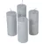 Rusztikus metál henger 40x100mm ezüst 4db/csom (db ár)