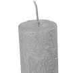 Rusztikus metál henger 40x100mm ezüst 4db/csom (db ár)