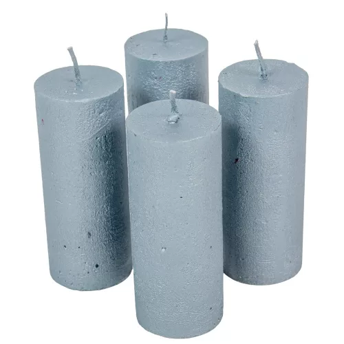 Rusztikus metál henger 40x100mm kék 4db/csom (db ár)