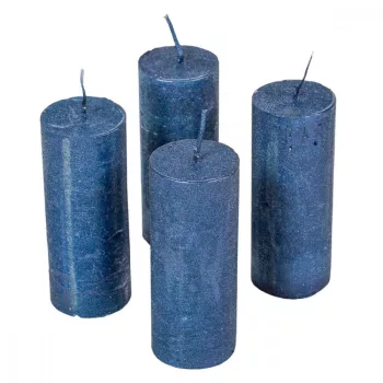   Rusztikus metál henger 40x100mm sötétkék 4 db/csom (db ár)