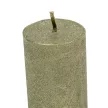 Rusztikus metál henger 40x75mm  oliva 4db/csom (db ár)