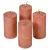 Rusztikus metál henger 40x75mm rosegold 4db/csom (db ár)