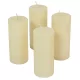 Rusztikus metál henger 50x120mm ivory 4db/csom (db ár)