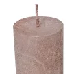 Rusztikus metál henger 50x120 mm kakaó 4 db/csom (db ár)