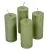 Rusztikus metál henger 50x120 mm menta  4db/csom (db ár)