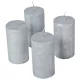 Rusztikus metál henger 50x90mm ezüst 4db/csom (db ár)