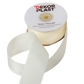 Ripsz szalag krém 4cmx25y