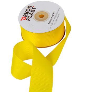 Ripsz szalag citromsárga 4cmx25y