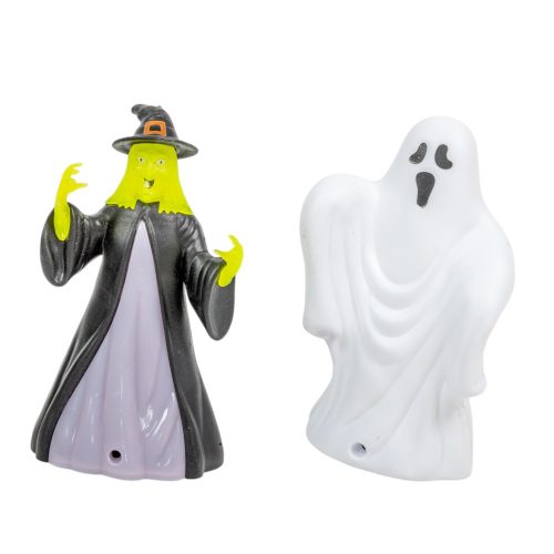 Halloween figura hanggal, LED-es műa 15cm