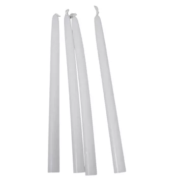 Szálas gyertya 17cm fehér 10db-os (db ár)