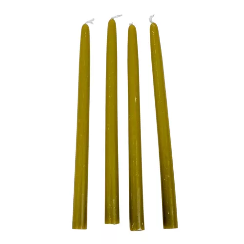 Szálas gyertya 17cm oliva 10db-os (db ár)